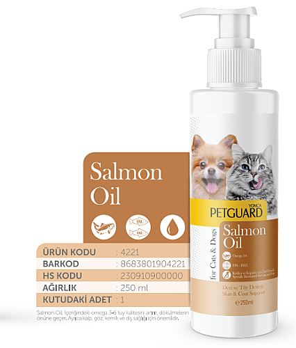 Petguard Somon Yağı Vitamini 250ml