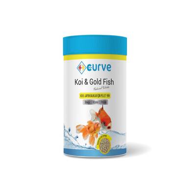 Curve Koi&Gold Fish Naturel Pond Balık Yemi 1000 ml - 1