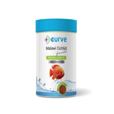 Curve Malawi Cichlid Granül Ciklet Balık Yemi 100 ml - 1
