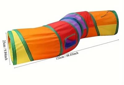 Shippo Kedi Tüneli Kıvrımlı Model 130cm 1229-180 - 1