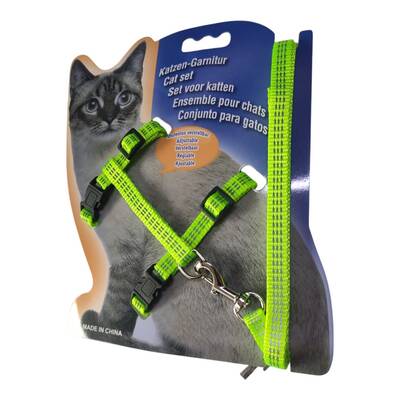 Kedi Göğüs Gezdirme Tasması Reflektörlü - 2