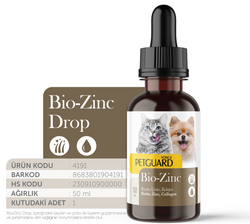Petguard Bio-Zinc Damla Kedi Köpek Damlası 50ml