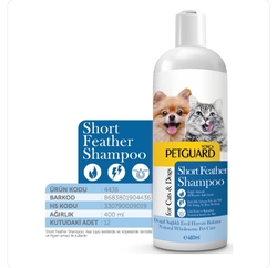 Petguard Kısa Tüy Kedi&Köpek Şampuanı 400ml