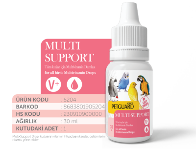 Petguard Multi Kuş Vitamini 30ml 6lı - 1