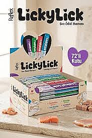 Reflex Plus Lickylick Kedi Sıvı Ödül Karışık 15gr*72li