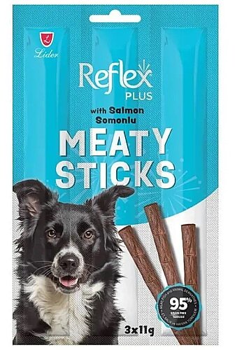 Reflex Plus Somonlu Çubuk Köpek Ödül 3*11 gr