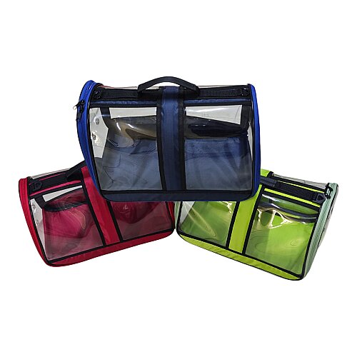 Şeffaf Flay Bag Taşıma Çantası Mix Renk - 2