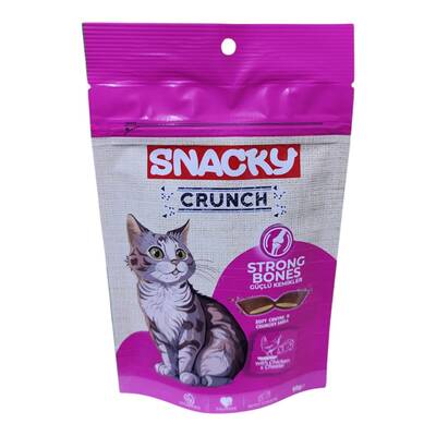 Snacky Kalsiyum Destekli Tavuk Peynirli Kedi Ödül 60g*10 lu - 1